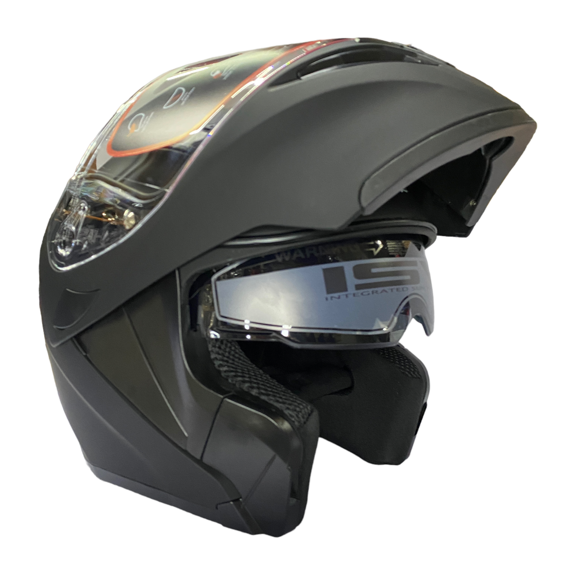 Casco abatible R7 unacarred Solid negro mate