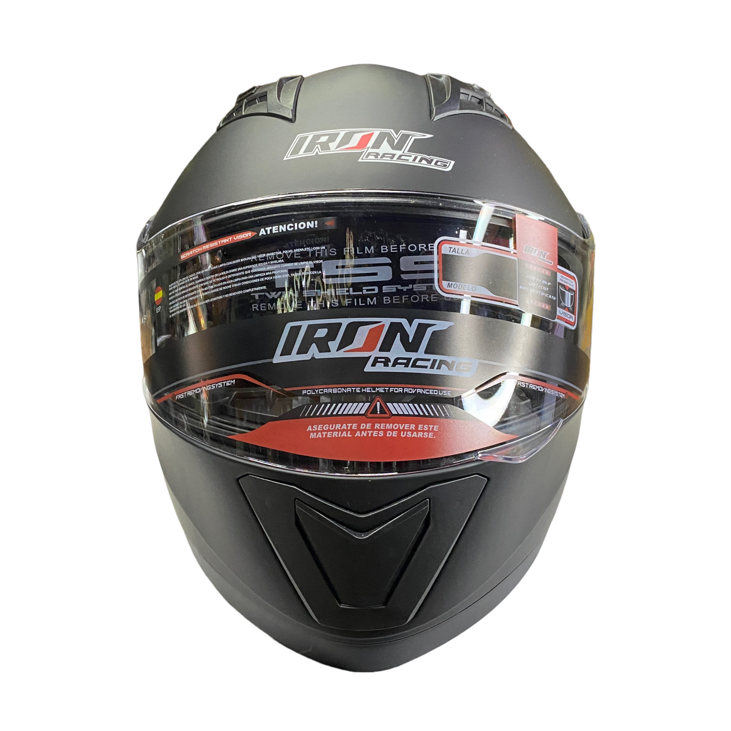 Casco abatible Iron Racing IR-190 King negro