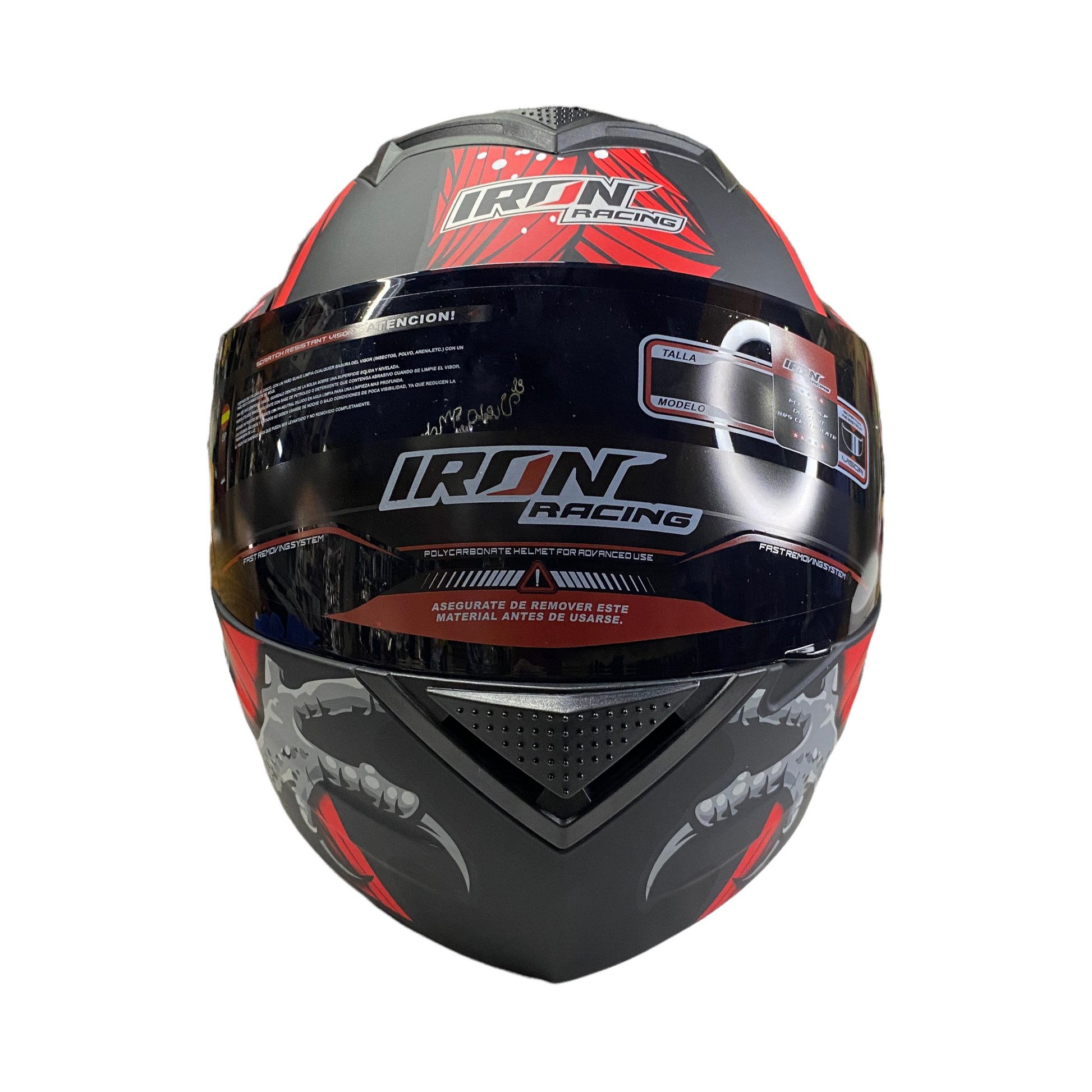 Casco abatible Iron Racing Rojo IR-108