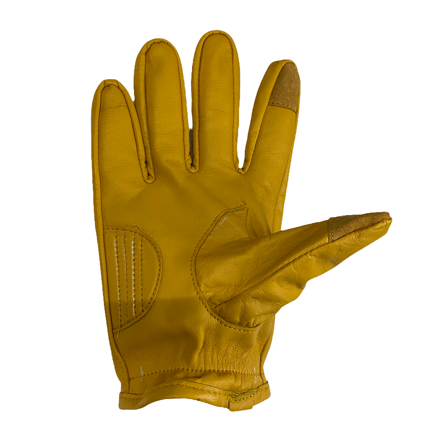 Guantes de piel amarillos c/tocuh