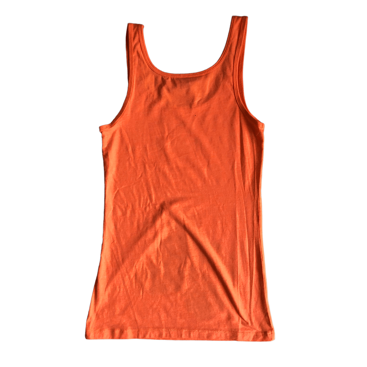 Blusa de tirantes naranja brillante Foxy