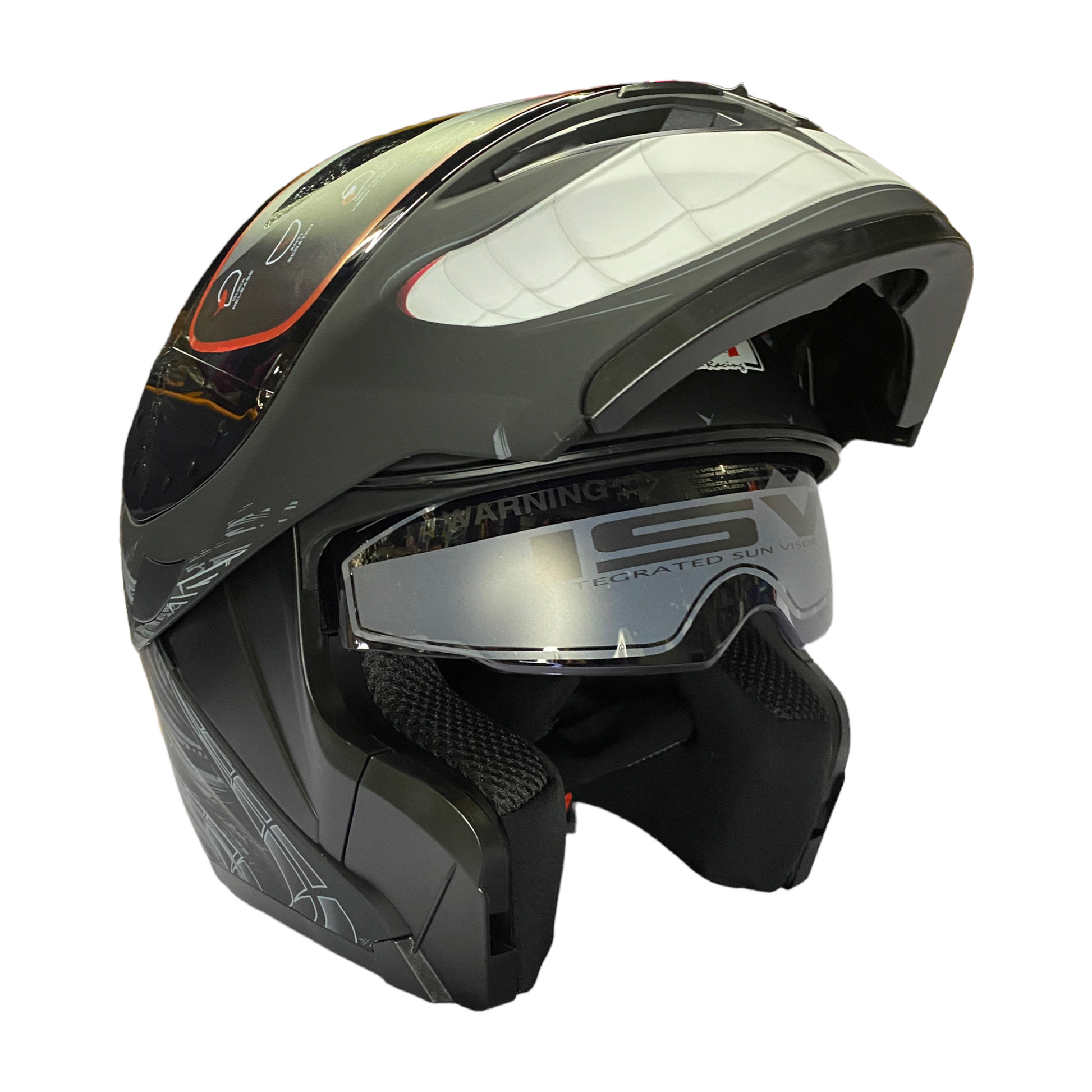 Casco abatible R7 unacarred sonrics mate